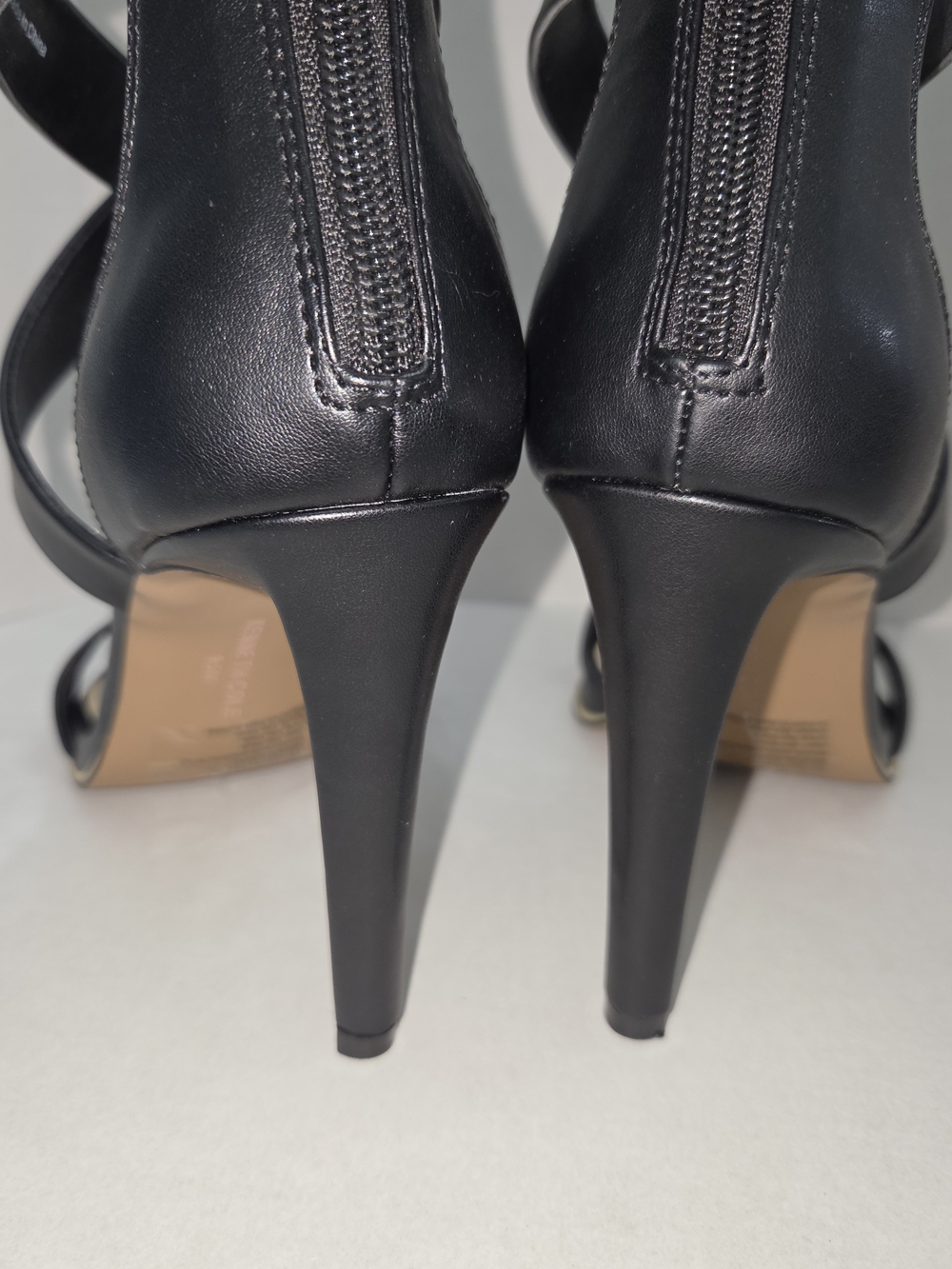 Kenneth Cole Black Stiletto Heel Sandals - Picture 5 of 6